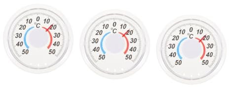 BESPORTBLE 9 Stk Innenthermometer Zum Aufhängen Wand Temperaturüberwachung Im Gewächshaus Fensterthermometer Holzthermometer Temperaturmesser Außentemperaturanzeige Garten Saugnapf Draussen