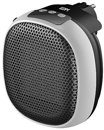 Mini calefactor cerámico 700W, portátil, calefacción rápida, bajo consumo, ideal para espacios pequeños y uso personal.