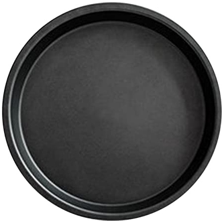 Cabilock molde para pizza horno de freidora cáscara de pizza cacerola antiadherente frigideira antiadherente accesorios para hornear herramientas para hornear aleación de aluminio Black