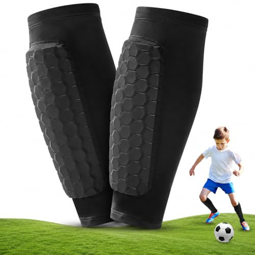 Schienbeinschoner Kinder Fussball,Stoßfest schienbeinschoner für Fußball,Schienbeinschoner Ski,Skiguard Socks Für Männer und Frauen, Wadenschutz für fußball, Basketball, Radfahren, Klettern