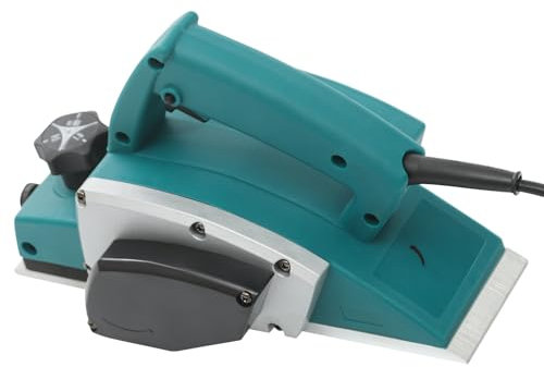 HarBin-Star Rabot électrique, 600 W, rabot manuel, électrique, 16500 tr/min, largeur de rabotage 82 mm, profondeur de rabotage 0-2 mm, pour le rabotage de différents types de bois