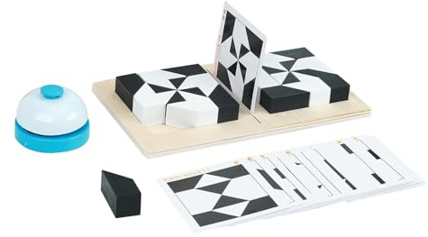 Juego de Madera - Innovador Juego de Pensamiento en y Negro con adictivo Entrenamiento de Ci Conjunto de Aprendizaje para el Desarrollo de Habilidades combinadas Resolución