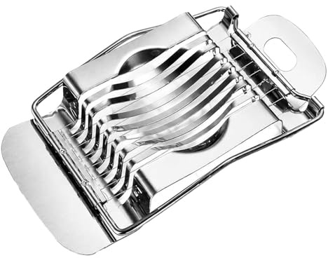Cortador de frutas multiusos: utensilio de cocina de acero inoxidable, rebanador de aguacate de mano, picador de huevos de queso blando | Seta portátil