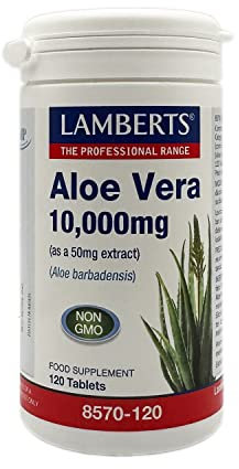 Lamberts Aloe Vera 10000mg - 120 Tabletas