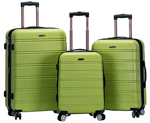Rockland Melbourne Hardside - Equipaje de Rueda giratoria Extensible, Lima, 3-Piece Set (20/24/28), Melbourne Hardside - Equipaje de Rueda giratoria expandible