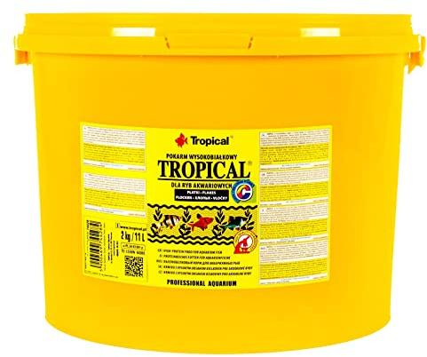 Tropical 11L/2 kg – skalliknande fiskfoder med hög proteinhalt