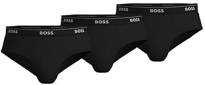 BOSS Hugo Men's Brief 3p Us Co 10145963 01, Black, XXL (Pack of 3)