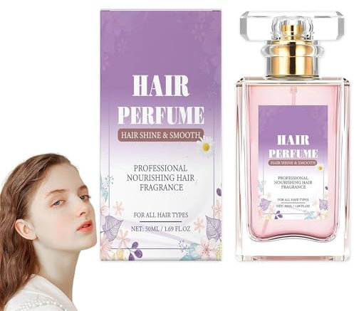 Hair Perfume for Women Long Lasting, Pheromone Fragrance for Dry Damaged Hair, Moist Hair Essential Oils Perfume for Women, Hair Mist with Anti Frizz Nourishing (1Pcs)