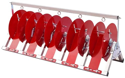 dérouleur de câble Support De Rangement De Bobine en Alliage D'aluminium, Facile À Organiser Le Fil/Corde/Paracorde - Distributeur De Bobine De Fil À Roulement Rotatif Indépendant(5 reels)