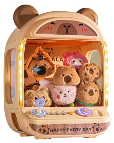 Claw Machine - 9,45x8,9x13,23 Pollici Macchina Per Afferrare Caramelle, Claw | Batteria USB A Doppia Alimentazione, Volume Regolabile, Peluche Gashapon Fai-da-te | Divertente Dispenser Di Premi