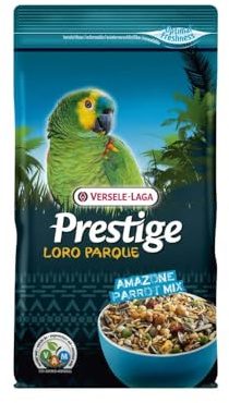 Versele-Laga Loro Parque Amazone Parrot Mix | 1 kg | Alimento complementario para Loros sudamericanos | para apoyar la vitalidad | con vitaminas y minerales