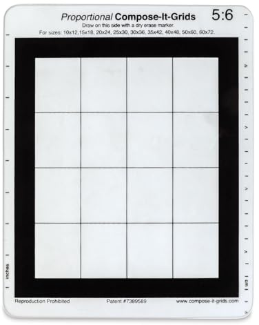 Compose-It Grid 5:6 8×10 - Clear