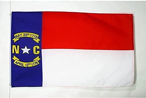 BANDIERA CAROLINA DEL NORD 150x90cm - BANDIERA STATO AMERICANO – USA - STATI UNITI 90 x 150 cm - AZ FLAG