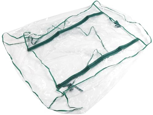 Zerodis Växthus Mini, Transparent PVC Vattentät, 69x49x160 cm, för Utomhus och Inomhus, Värmehus för Växter och Blommor