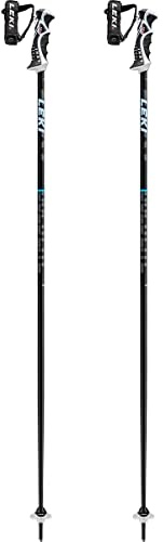 LEKI Bold Lite S skidstavar, svart-safirevit, 135 cm