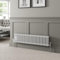 DuraTherm® 300 x 1190mm White Traditional Horizontal Designer Radiator Double Column Colosseum Cast Iron Style Central Heating Panel Radiators Rad