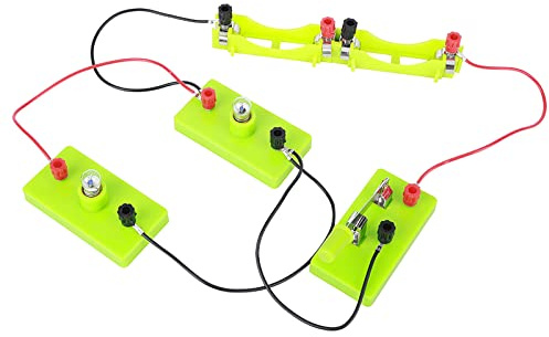 Circuito Giocattolo per Bambini, Circuito Parallelo Elettricità Apprendimento Fisica Serie Fai da Te Esperimento Scientifico Giocattoli Educativi(Apparecchiature in parallelo in serie di circuiti)
