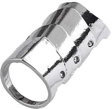 Amagogo Anello per Dito a Snodo con Armatura Lunga Argento 18, d'Argento