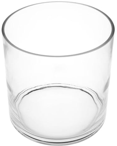 Atmosphera Créateur d'intérieur - Vase en Verre Cylindre 18cm Transparent