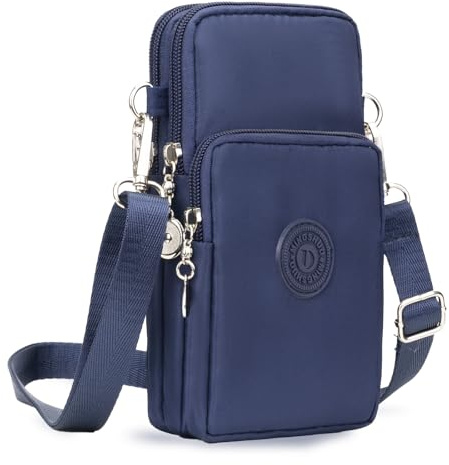 JANKS Kleine Crossbody Tasche für Damen,Mini-Handy Geldbōrse, Handtasche, Schultertasche, 010 Darkblue, X-Large