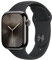 Apple Watch Series 10 (GPS + Cellular 42 mm) Smartwatch mit Titangehäuse in Schiefer und Sportarmband in Schwarz (S/M). Fitnesstracker, EKG App, Always-On Retina Display, Wasserschutz