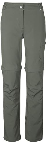 killtec Damen Funktionshose/Wanderhose mit abzippbaren Beinen KOS 5 WMN PNTS, helloliv, 44, 42820-000