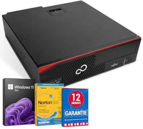 Fujitsu Esprimo D756 PC Computer Intel Core i5-6500@ bis zu 3,6 GHz 16 GB 256 GB SSD mit Windows 11 & GRATIS Bluetooth, WLAN & Antiviren-Software inkl. 12 Monate Garantie (Generalüberholt)