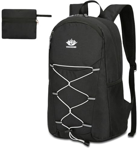 VINPAM Piccolo zaino da trekking da 12 l, leggero e impermeabile, zaino da passeggio per uomini e donne, zaino da campeggio, borsa da viaggio, zaino compatto per ciclismo, arrampicata, zaino piccolo