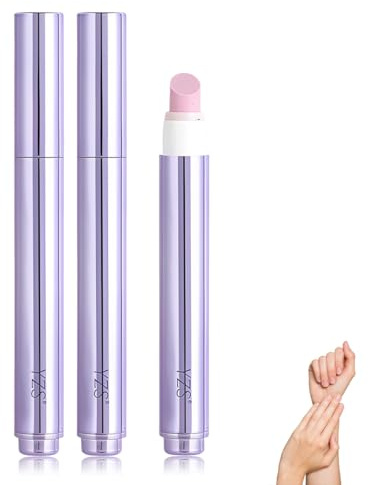YUPZAR Stylo 3 en 1 pour le soin des ongles avec embout en céramique, repousse-cuticules et huile pour ongles, soin hydratant pour ongles secs et abîmés, 1 pièce