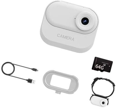 1080P Full 720P Animal Neckband Camera con attraente dispositivo indossabile di ricarica per ciclismo e creazione video 128 GB di archiviazione Encompassed Sports Camera
