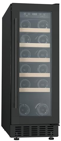 Teknix BITK2WC30B 30cm Freestanding Undercounter Wine Cooler – in Black