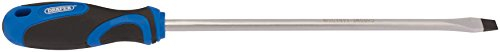 Draper 48927 Plain Slot Screwdriver with Soft Grip Handle, 9.5mm x 250mm