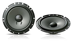 Pioneer TS-170CI 17cm Separate Custom Fit Speakers (170W) (Connector for Renault, Vauxhall, Volkswagen Peugot Citroen, Kia, Hyundai)