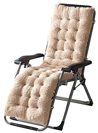 fllyingu Liege-Stuhl Polster-Auflage Dick Liegenauflagen Auflage Gartenliege, Auflage für Deckchair für Gartenliegen Sonnenliege