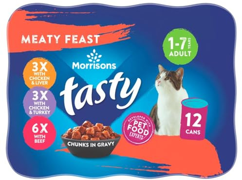 Morrisons Cat Food Meat Chunks in Gravy