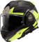 LS2, Klapphelm Motorrad ADVANT X Oblivion Matt Black H-V Yellow, M