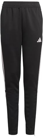 adidas Tiro Pants (Little Kids/Big Kids) Black/Clear Pink XL (16 Big Kids)