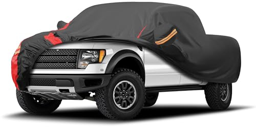 MBLCOOVERS Car Cover Outdoor Automobiles Waterproof All Weater Truck Cover for Chevy Silverado, GMC Sierra, Ford F150/F 150 Heavy Duty Outdoor Pickup Cover Snow Uv Sun Protection