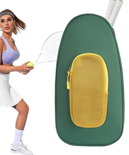Tennisväskor för män, sportryggsäck, tennisryggsäck för män, multifunktionell badmintonryggsäck, stor hållbar tennisryggsäck med separat bollområde, perfekt för män