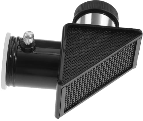 Mikikit Espejo Diagonal Telescópico de 90 Grados para Accesorios de Telescopios Astronómicos, Plástico Resistente y Fácil de Instalar Conexión Estándar de 0.965 Pulgadas Estilo Aleatorio