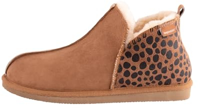 Shepherd of Sweden - Annie Lammfell-Hausschuhe - Damen - 100% Echtes Lammfell - Bequem - Weich und warm - Flauschig - Größe 40