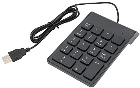 Trådlöst Numeriskt Tangentbord, Bärbart och Mini 18 Tangenter Numeriskt Tangentbord USB-port Anti-halk och Anti-fall Design Numeriskt Tangentbord för PC Stationära Bärbara Datorer