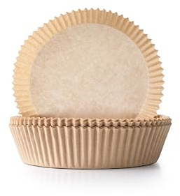 FERRETERÍAS DEL PRINCIPADO BANDEJAS DESECHABLE para FREIDORA DE Aire Pulpa DE Madera 688516 Redondo 16CM 50U