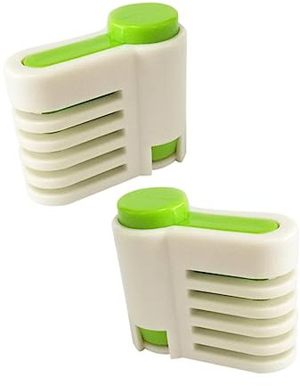 Garneck Livellatore Per Tagliare La Torta 4 Pezzi Strumento Per Torte Facile Da Usare Fissatore Per Fette Uniformi Adatto Per Torte Da 10 Pollici Verde