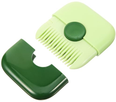 iplusmile Tondeuse à Pointes Fourchues Compacte Portable Pour Femmes Et Filles Usage Domestique Coupe-cheveux Manuel En Plastique Vert Avocat