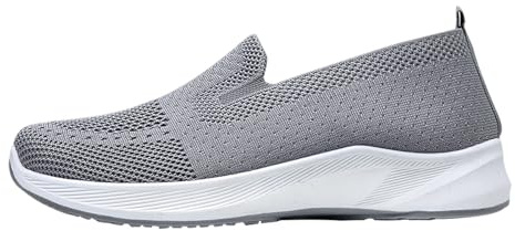 Scarpe da passeggio da donna, leggere, larghe, per il tempo libero, comode, traspiranti, comode, comode, scarpe da ginnastica antiscivolo, scarpe da corsa senza lacci, scarpe da jogging