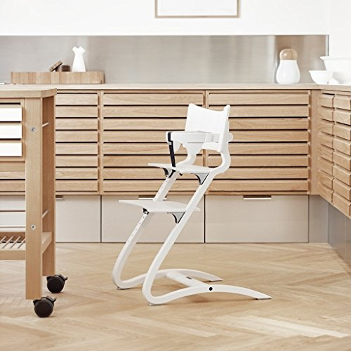 Leander Hochstuhl, Buche weiß (RAL9016) ohne Sicherheitsbügel