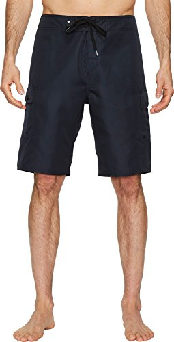 Quiksilver mens Manic 22 Inch Length Cargo Pocket Boardshort Swim Trunk Board Shorts, Black, 35 US