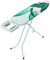 Brabantia - Bügelbrett B - für Dampfbügeleisen - Höhenverstellbar - für Links- und Rechtshänder - Solider Vierfußrahmen - Leicht versetzbar - Bügeleisen bis 15 cm - Tropical Leaves - 124 x 38 cm