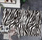 NUNGBE Teppich Wohnzimmer - Teppiche Modern Abstract Zebra Pattern Teppiche für Wohnzimmer, Esszimmer, Kinderzimmer, Schlafzimmer 80X120cm(31X47inch)